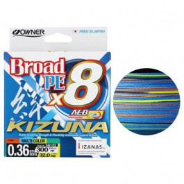 Owner Kizuna Broad PE x8 / Green / #1.2 / 0.15mm 135m 8.2kg