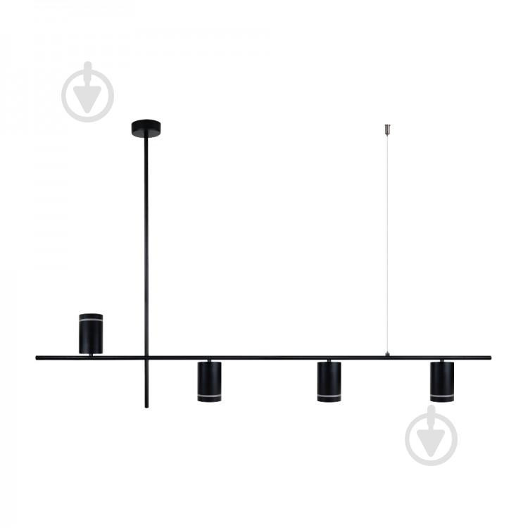 FERON Підвіс  ML374 4x100 Вт GU10 матовий чорний - зображення 1