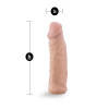 Blush Novelties LOCK ON 8INCH REALISTIC LOCK ON DILDO (T331325) - зображення 3