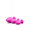 Blush Novelties Набор анальных пробок LUXE BLING PLUGS TRAINING KIT PINK (T330855) - зображення 4