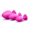 Blush Novelties Набор анальных пробок LUXE BLING PLUGS TRAINING KIT PINK (T330855) - зображення 6