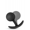 Blush Novelties Анальный плаг Blush с внутренним шариком Adventures Platinum Silicone Vibra (T331465) - зображення 4