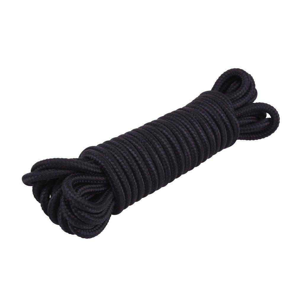 Chisa Novelties CH38642 Шибари Chisa - Mini Silk Rope Cotton 10M черный (CH38642) - зображення 1