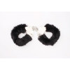 Chisa Novelties Наручники метал с мехом черные Fur-lined Handcuffs Hi-Basic Chisa (CH67442) - зображення 4