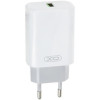 XO L85D Single USB QC3.0 18W + Lightning White - зображення 1