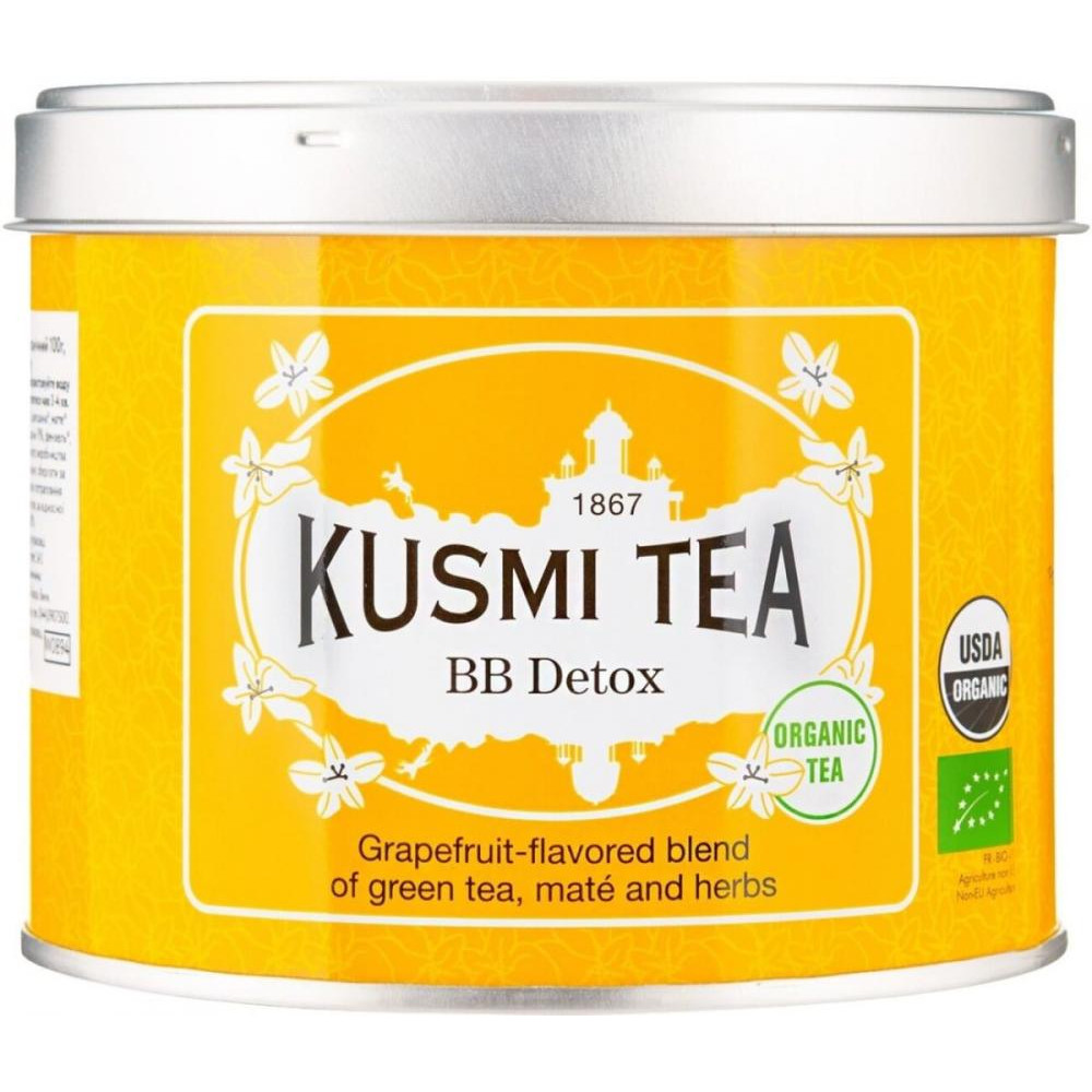 Kusmi Tea Суміш чаїв  BB Detox органічна, 100 г (3585810091983) - зображення 1