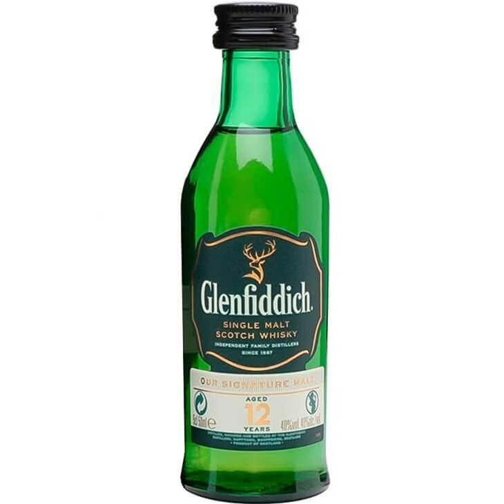 Glenfiddich Виски "" 12 Years Old, in tube, 50 мл (5010327000251) - зображення 1