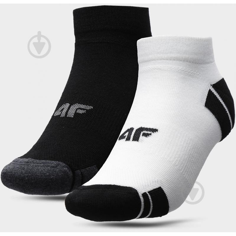 4F Шкарпетки  SOCKS SOM002 H4Z22-SOM002-90S чорно-білий.чорно-білий черно-белый - зображення 1