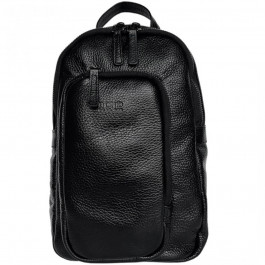 Bond Non Чоловічий рюкзак-слінг з натуральної телячої шкіри  1195-281 чорний