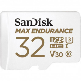SanDisk 32 GB microSDHC Max Endurance UHS-I U3 V30 + SD adapter SDSQQVR-032G-GN6IA