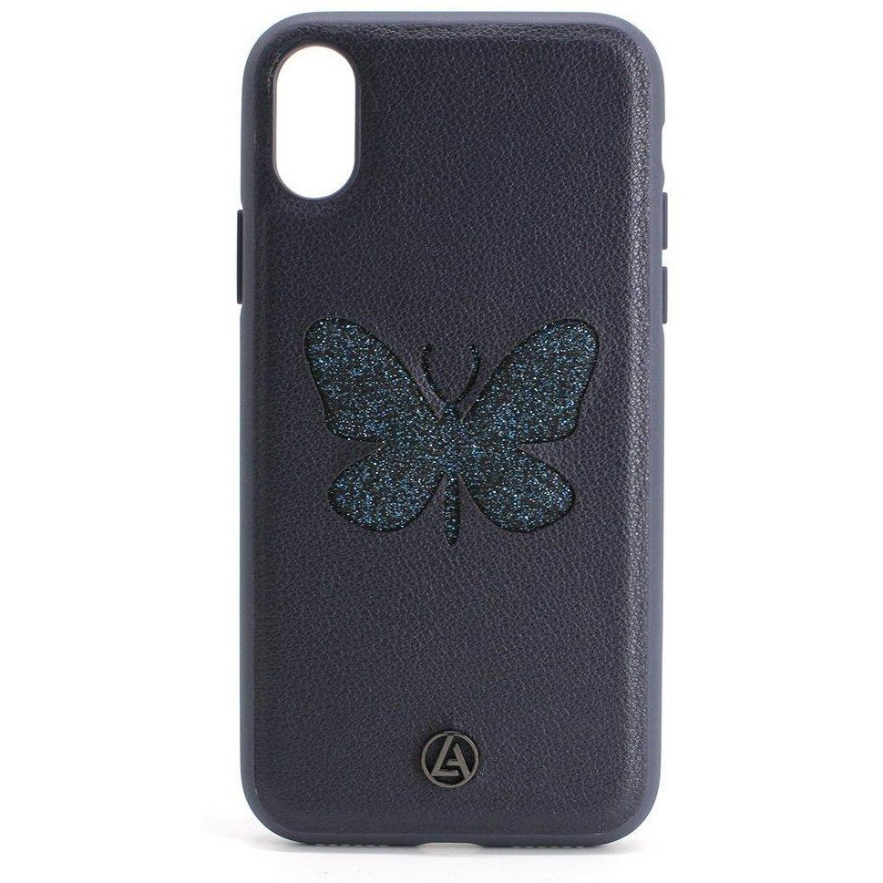 Luna Aristo Farfalla Blue Copper Blue for iPhone X (LA-IPXBTF-BLU) - зображення 1