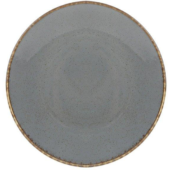 Porland Тарелка обеденная Seasons 28 см Темно-серая (04ALM002450) - зображення 1