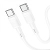 Hoco X83 Victory USB Type-C to USB Type-C 60W 1m White (6931474770936) - зображення 1