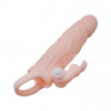 Baile Brave Men Vibro Penis Sleeve Flesh with Bunny (6603BI0499) - зображення 3