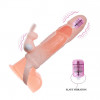 Baile Brave Men Vibro Penis Sleeve Flesh with Bunny (6603BI0499) - зображення 7