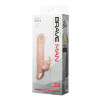 Baile Brave Men Vibro Penis Sleeve Flesh with Bunny (6603BI0499) - зображення 9