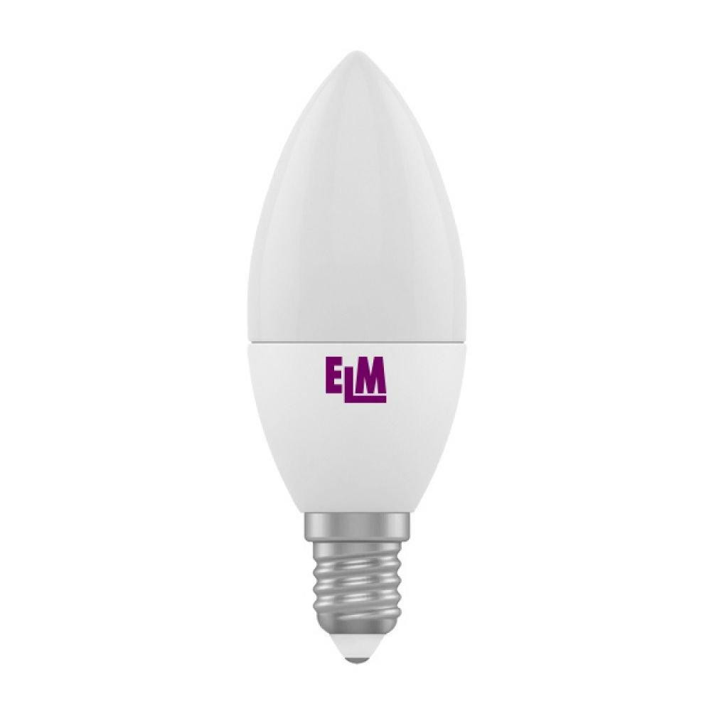 ELM LED PA10 6W E14 4000K алюмопласт.корп. (18-0013) - зображення 1