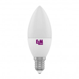 ELM LED PA10 6W E14 4000K алюмопласт.корп. (18-0013)