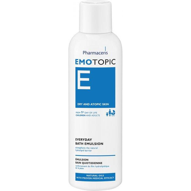 Pharmaceris Эмульсия  E Emotopic Everyday Bath Emulsion для сухой и склонной к атопии кожи 200 мл (5900717913943 - зображення 1