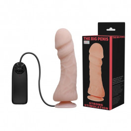 Baile The Big Penis Vibrating Dildo Suction Cup Flesh (6603BW0452)
