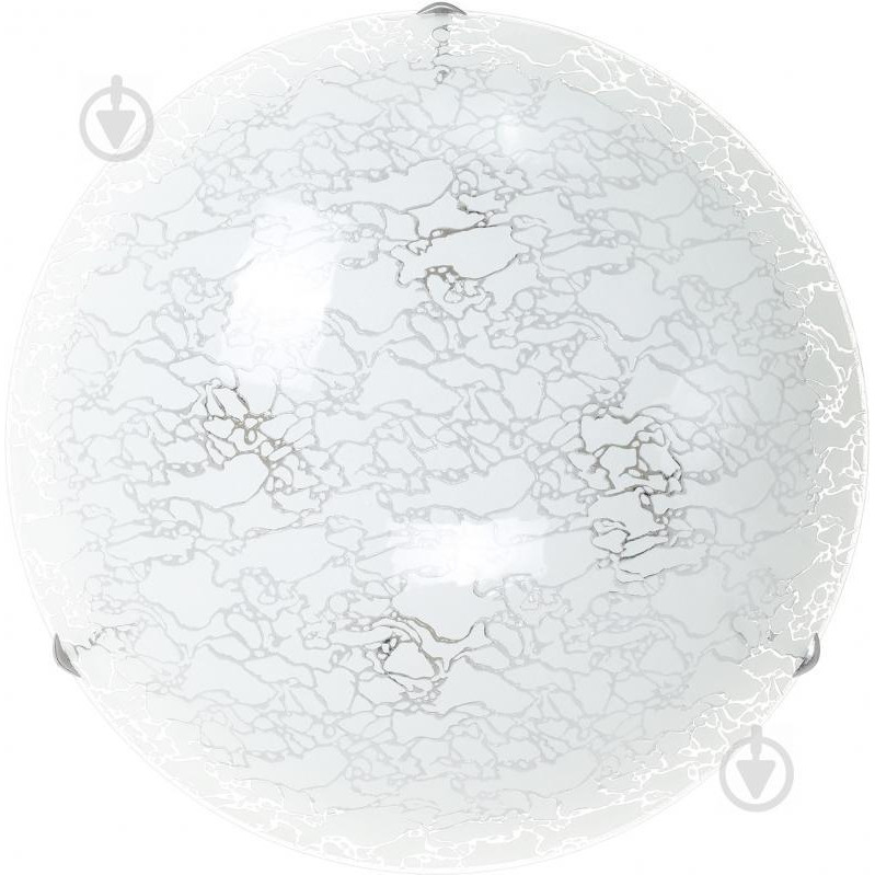 Сяйво Светильник настенно-потолочный УТ НПБ Мармур 4x60 Вт E27 серебряный 5002 - зображення 1