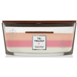 WoodWick Свічка ароматична  Ellipse Trilogy Blooming Orchard (Квітучий фруктовий сад) 453 г (5038581148564)