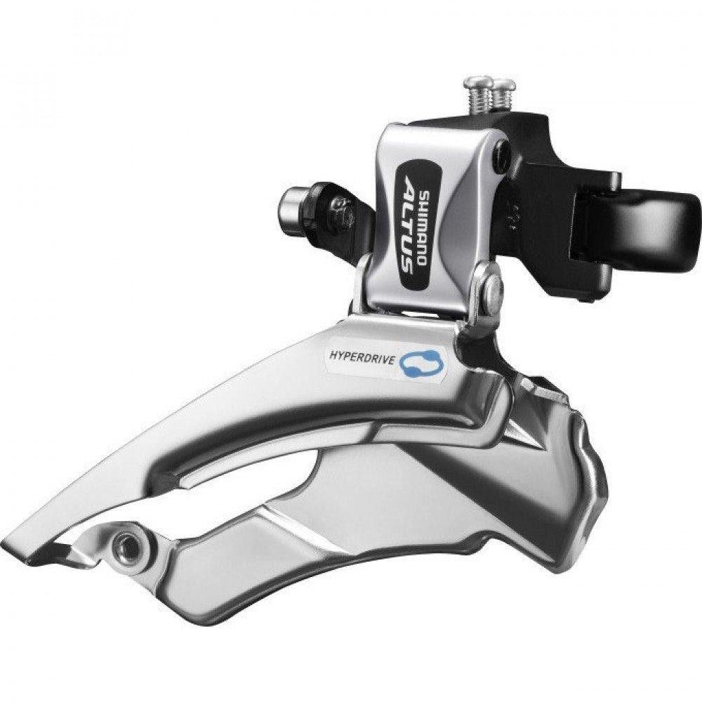 Shimano Перемикач перед. під трубу 34,9 мм (адаптер 31,8) в+н/тяга верхн. хомут  Altus FD-M313 - зображення 1