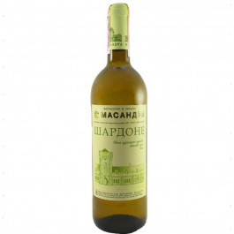 Массандра Вино  Chardonnay біле сухе 0,75л 9,5-14% (4820013375577)