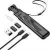 Borofone BU36 Show Multifunction Charging Data Cable Set 0.28m Black (BU36B) - зображення 1