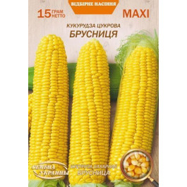 ТМ "Семена Украины" Насіння Семена Украины кукурудза цукрова Брусниця 15г (4823099803637)