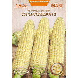 ТМ "Семена Украины" Насіння Семена Украины кукурудза цукрова Суперсолодка F1 15г (4823099803668)