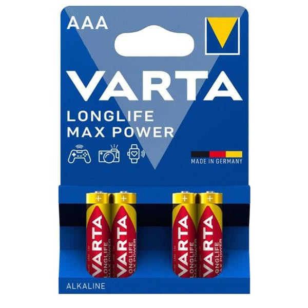 Varta AAA bat Alkaline 4шт MAX TECH (04703101404) - зображення 1