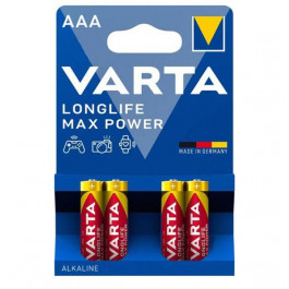 Varta AAA bat Alkaline 4шт MAX TECH (04703101404)