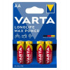 Varta AA bat Alkaline 4шт MAX TECH (04706101404) - зображення 1