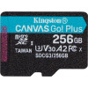 Kingston 256 GB microSDXC class 10 UHS-I U3 Canvas Go! Plus SDCG3/256GBSP - зображення 2