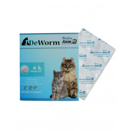 AnimAll Антигельминтный препарат VetLine DeWorm для кошек и котят 112944