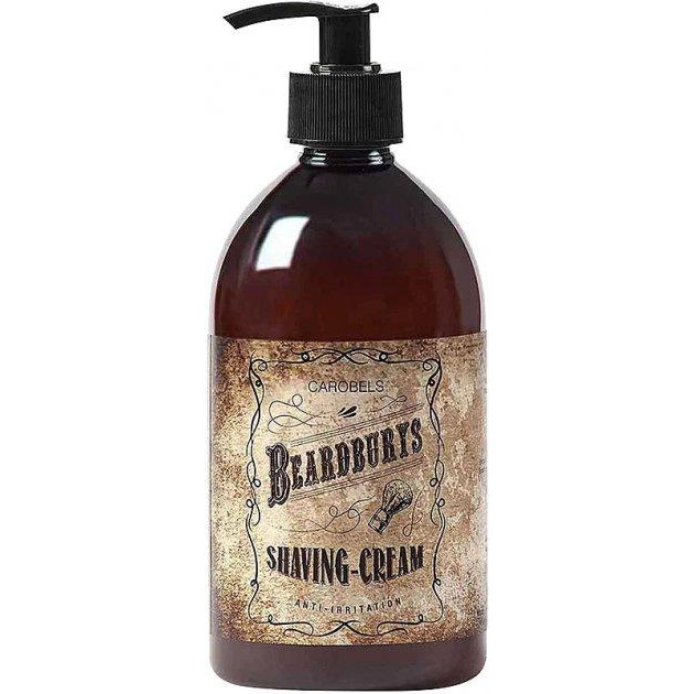 Beardburys Крем для гоління проти подразнення  Shaving Cream 500 мл (8431332125833) - зображення 1