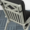IKEA JARPON/DUVHOLMEN Подушка сиденья / спинки, для улицы, антрацит (494.128.20) - зображення 5