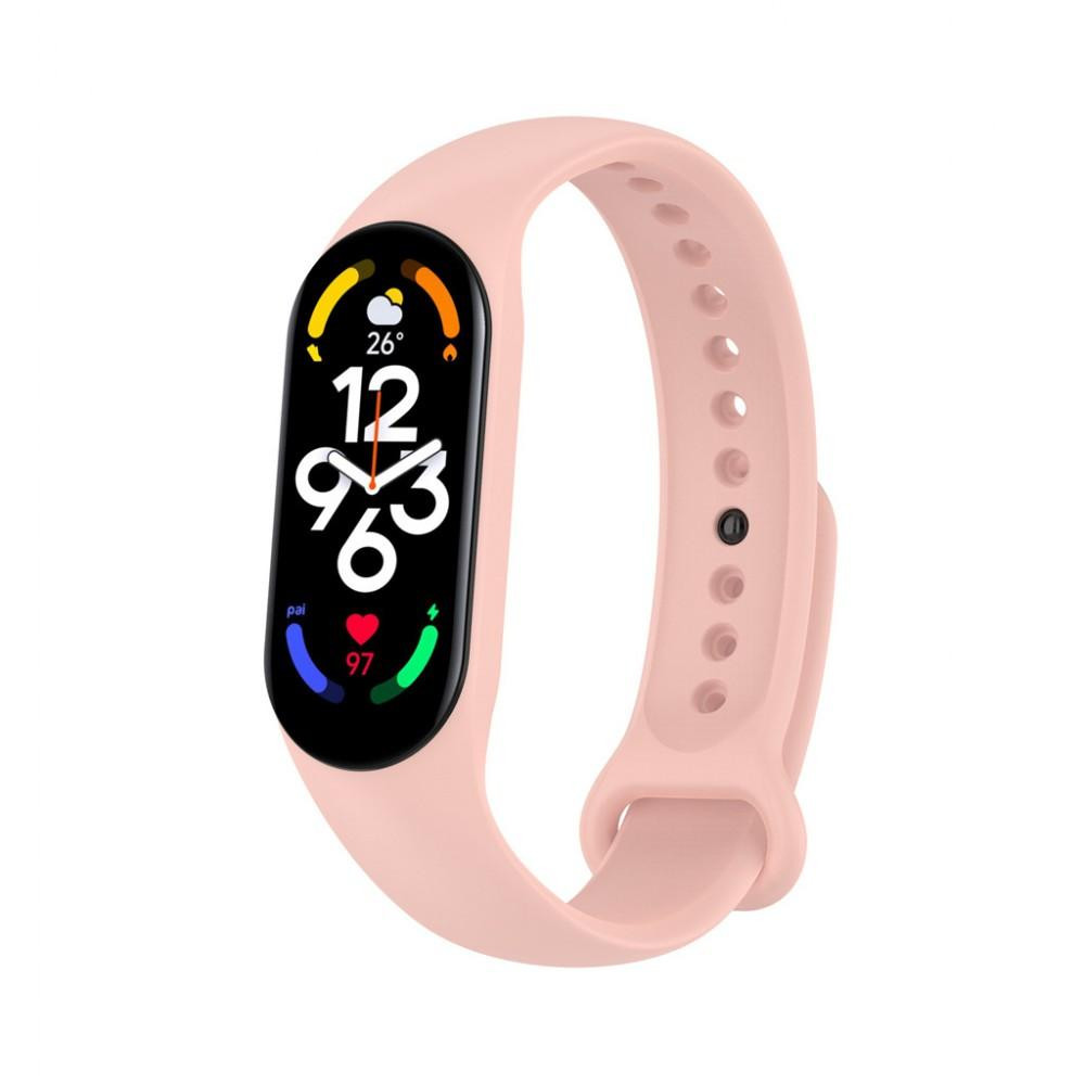 BeCover Силіконовий ремінець  для Xiaomi Mi Smart Band 7 Pink (707483) - зображення 1