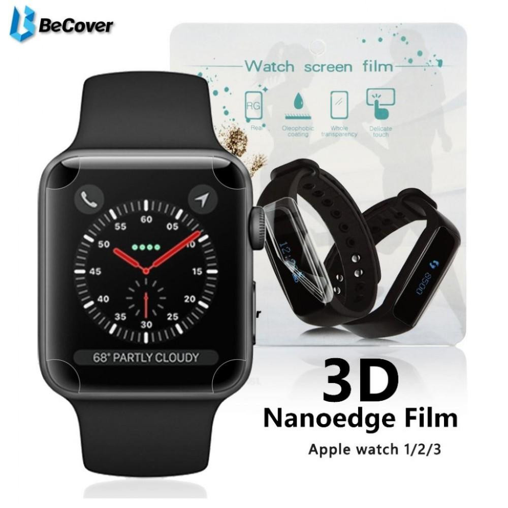 BeCover Захисна плівка  Full Cover для Apple Watch Series 3/4 38mm/40mm (701963) - зображення 1
