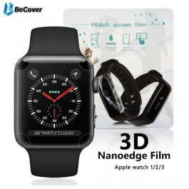 BeCover Захисна плівка  Full Cover для Apple Watch Series 3/4 38mm/40mm (701963)