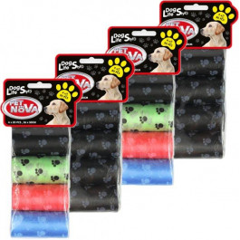 Pet Nova Набор пакетов для уборки за животными  16 рулонов 320 пакетов (WBAGS-4X4)