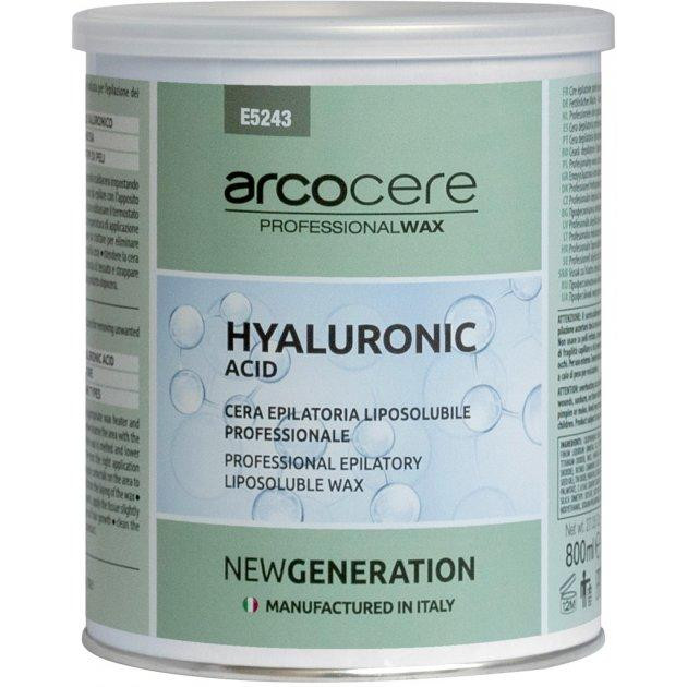Arcocere Віск у банку для депіляції  New Generation Hyaluronic acid 800 мл (8024908052437) - зображення 1