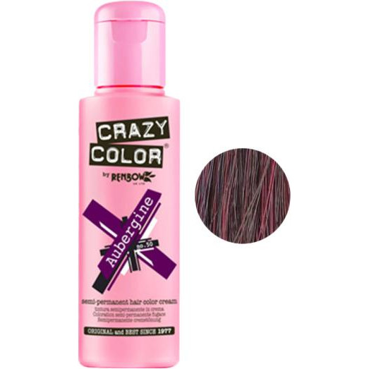 CRAZY COLOR Тинт-фарба для волосся Crazy Colour by Renbow Semi Permanent Color №50 баклажан 100 мл (503583202050 - зображення 1