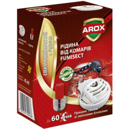 Arox Электрофумигатор + жидкость от комаров  60 ночей 45 мл (5902341309468)