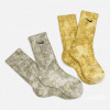 Nike Набір шкарпеток коттонових  Everyday Plus Cush Crew DM3407-907 38-42 2 пари Жовтий/Сірий (1958670076 - зображення 1