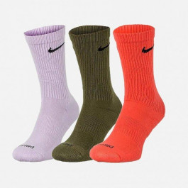 Nike Набір шкарпеток  U Nk Evry Plus Cush Crew 3Pr SX6888-926 42-46 3 пари Різнокольорові (196147077125)