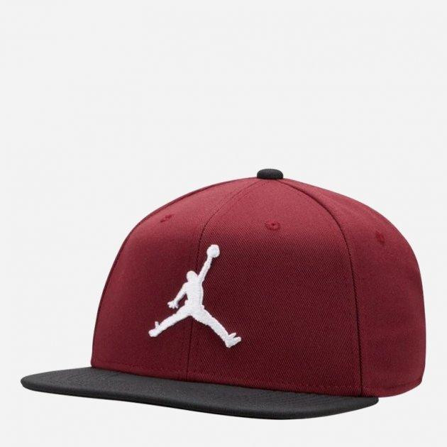 Nike Кепка  Jordan Pro Jumpman Snapback AR2118-680 One Size Темно-красный/Черный/Белый (196150935924) - зображення 1