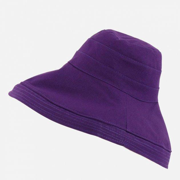 TRAUM Шляпа-панама  2524-431 56-58 см Фиолетовая с бежевым (4820025244311) - зображення 1