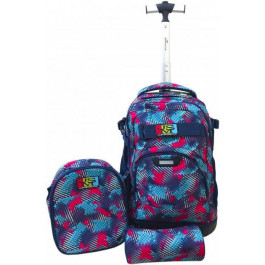 VGR Шкільний набір  Рюкзак з пеналом та сумкою ланчбокс 48 х 31.5 х 25 см 39 л Синій (Я75085_22007T-3)